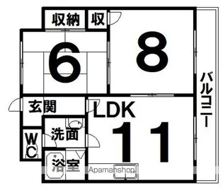 メイスト31ビル【2階】の間取り